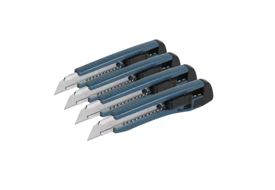 Anvil 4-Pack Snap Off Utility Knife Set