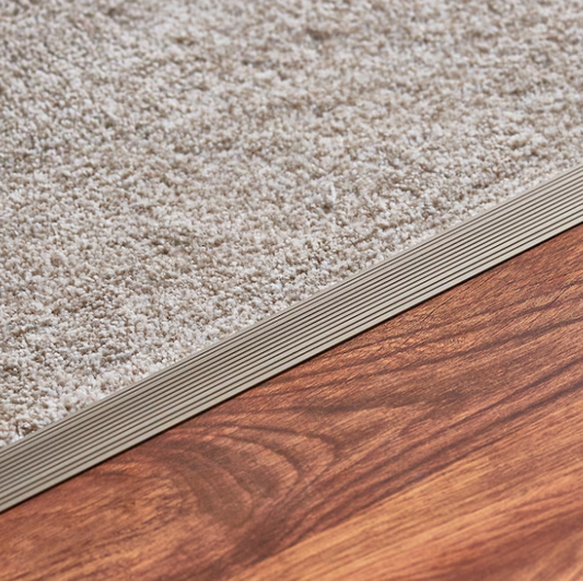 M-D Cinch Satin Nickel 36-in L Prefinished Aluminum Seam Binder Floor Moulding Trim
