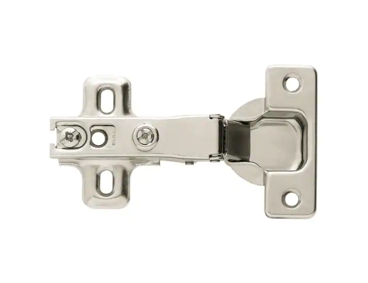 Everbilt 5 Pair Framelesss 35 mm 110-Degree Full Overlay Nickel Cabinet Hinge (10 Pieces)