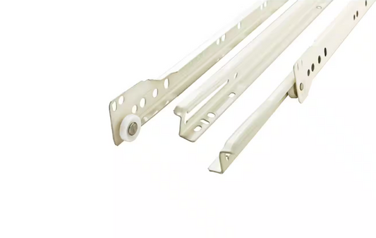 Everbilt 1 Pair 18 in. Self-Closing Bottom Mount Drawer Slide Set 1-Pair (2 Pieces)