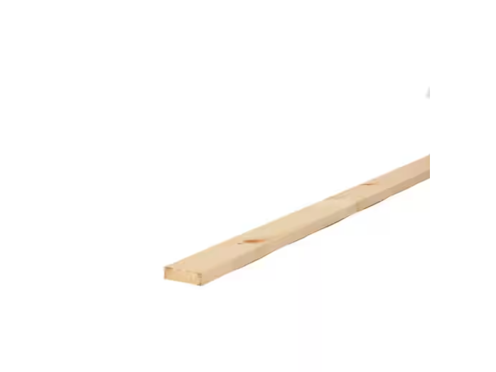1 in. x 3 in. x 8 ft. Premium Kiln-Dried Square Edge Whitewood Common Softwood Boards Board