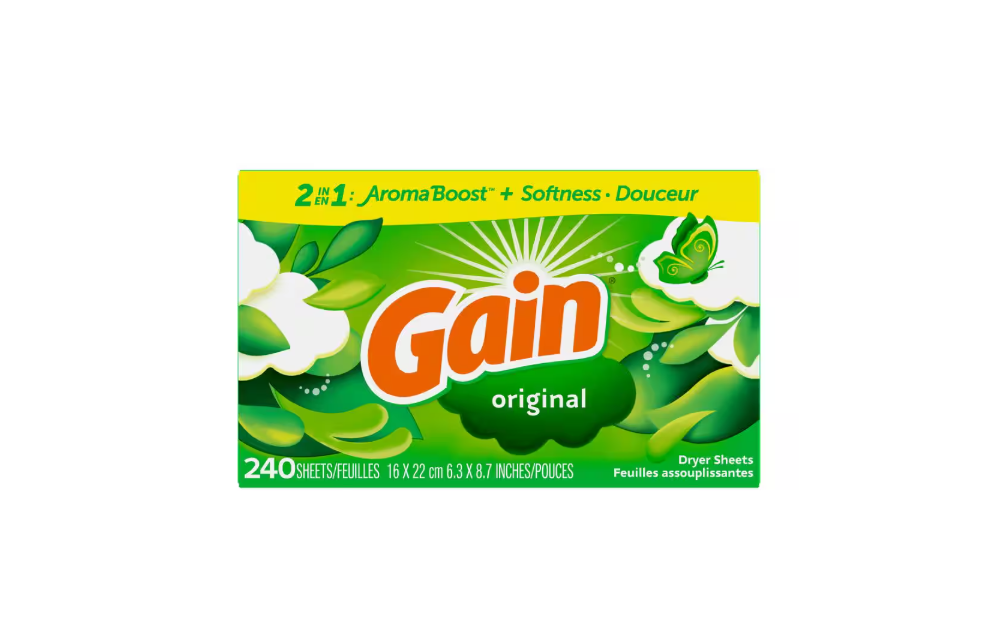 Gain Original Scent Dryer Sheets (240-Count)