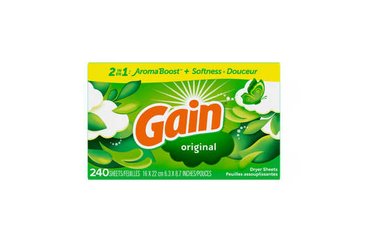 Gain Original Scent Dryer Sheets (240-Count)