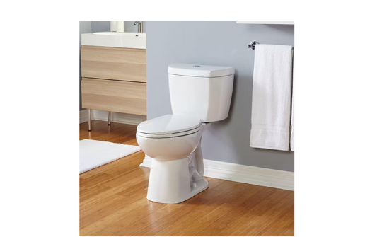 Niagara Stealth Stealth 2-Piece 0.8 GPF Ultra-High-Efficiency Single Flush Elongated Toilet in White, Seat Included