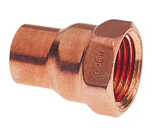 Everbilt 3/4 in. Copper Pressure Cup x FIP Female Adapter Fitting
