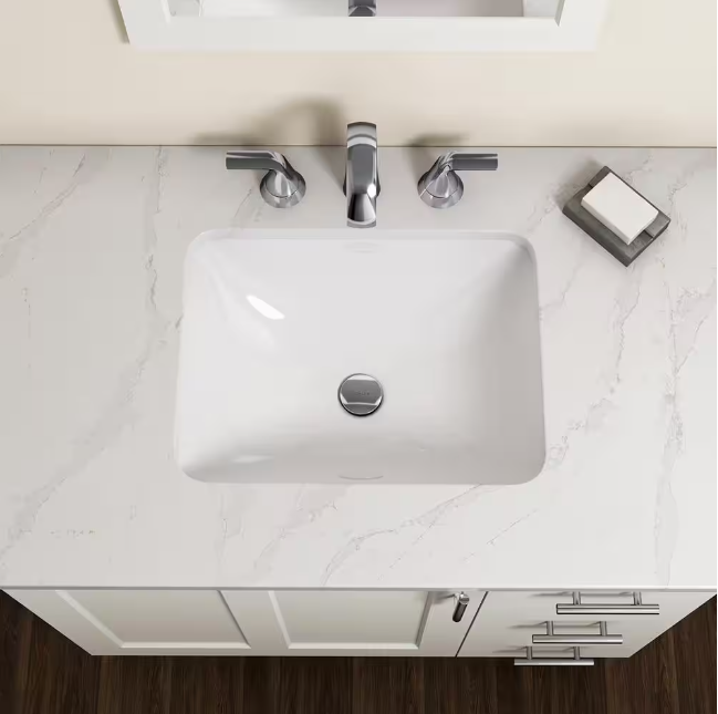 KHOLER Standard Clicker Drain with Overflow in Polished Chrome