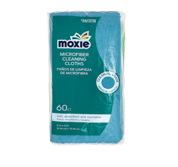 MOXIE 60 -Pack Microfiber Cloth
