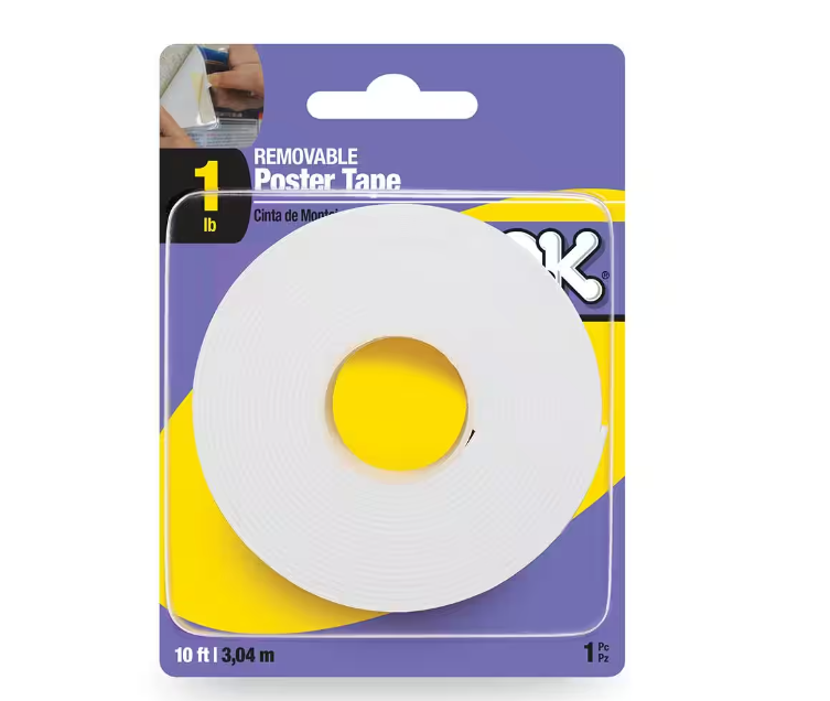 OOK 10 ft. Removable Adhesive Poster Tape