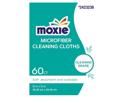 MOXIE 60 -Pack Microfiber Cloth