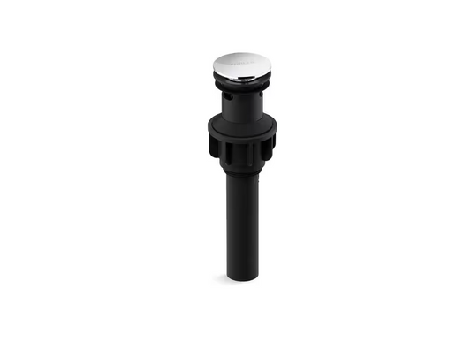 KHOLER Standard Clicker Drain with Overflow in Polished Chrome