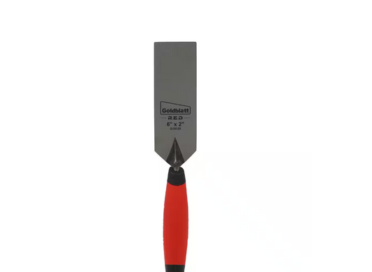 Goldblatt RED SINCE 1885 6 in. x 2 in. Pro Margin Trowel (1-Piece)