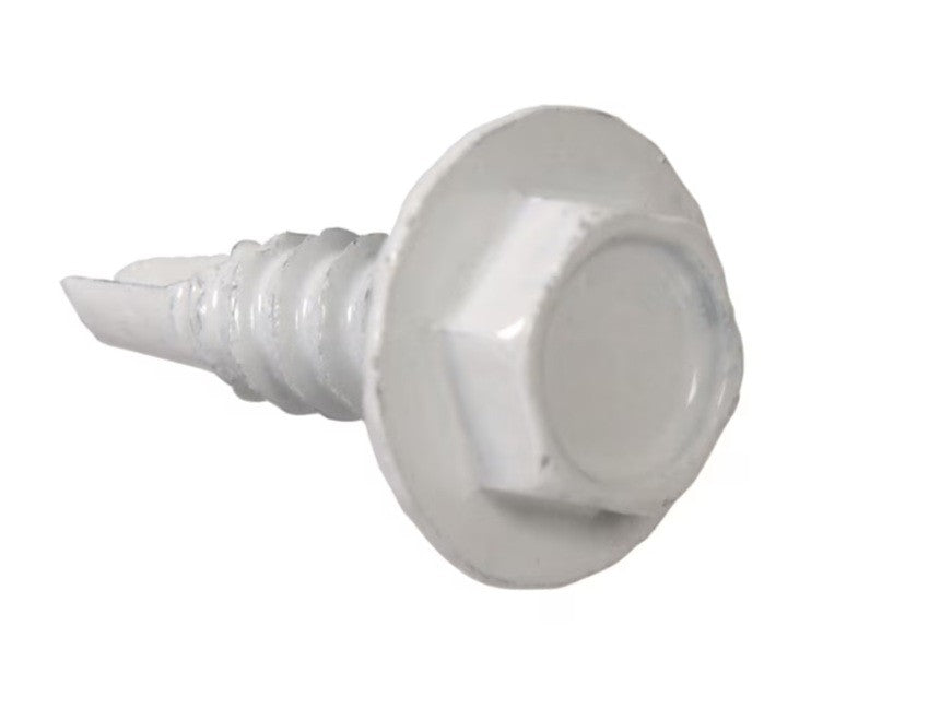 Hillman #8 x 9/16-in Socket hex -Drive Self-drilling Sheet Metal Screws 100 -Count