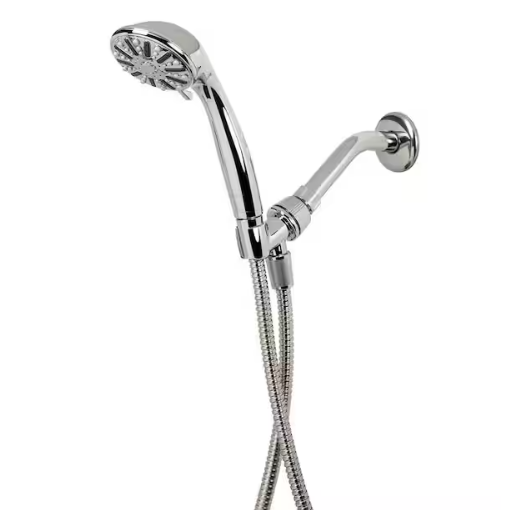 Glacier Bay 3-Spray Wall Mount Handheld Shower Head 1.8 GPM in Chrome