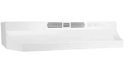 Broan-NuTone RL6200 Series 30 in. Ductless Under Cabinet Range Hood with Light in White