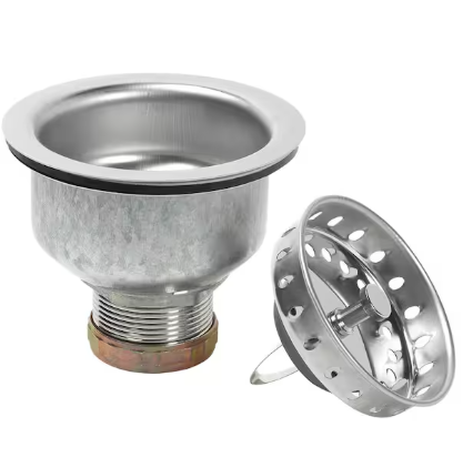Glacier Bay Specification Kitchen Sink Strainer - Stainless steel with polished finish