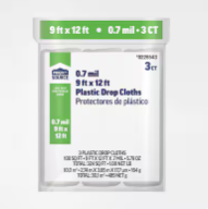 Project Source 9-ft x 12-ft Clear 0.7-mil Light-duty Plastic sheeting