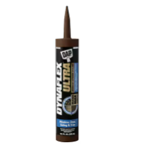 DAP Dynaflex Ultra 10.1-oz Window and Door Brown Paintable Latex Caulk