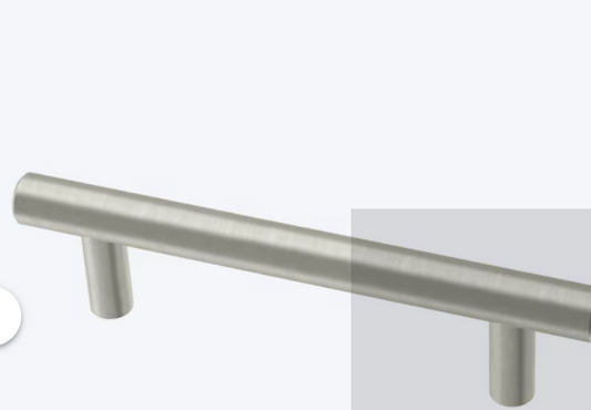 Origin 21 Axel 3-3/4-in , 96mm Center to Center Solid Stainless Steel Cylindrical Bar Drawer Pull
