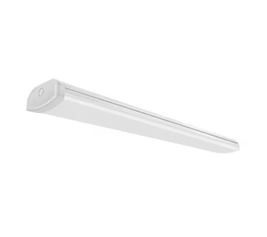 Commercial Electric 1-Pack 4 ft. 3600 Lumens LED Ceiling Wraparound Light 120V Hardwire Garage Laundry Room Shop Light Bright White 4000K