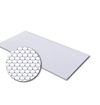 OPTIX 23.75 in. x 47.75 in. Clear Plastic Acrylic Prismatic Ceiling Light Panel