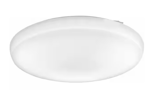 Lithonia Lighting Low Profile Round 20 in. White LED Flush Mount Light Fixture