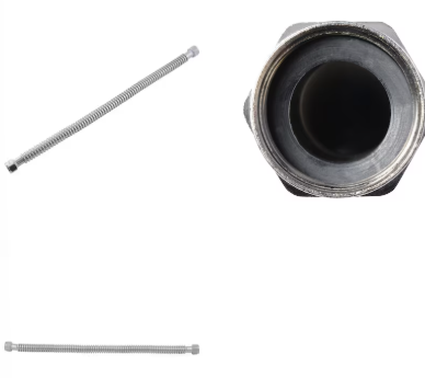 HoldRite 24-in 3/4 -in FIP Inlet x 3/4 -in FIP Outlet Corrugated stainless steel Water heater connector