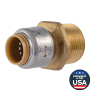 SharkBite Max 1/2-in Push-to-Connect x 3/4-in MNPT Male Adapter