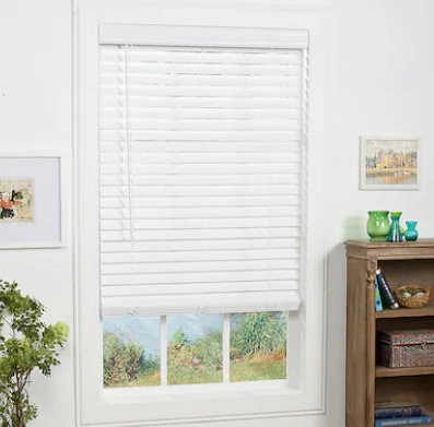42 in. Cordless Faux Wood Blinds
