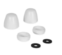 Fluidmaster White Toilet bolt caps