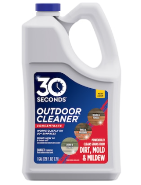 30 SECONDS 1-gallon Mold and mildew stain remover Concentrated Outdoor Cleaner
