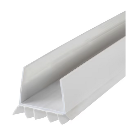 M-D 3-ft x 2-in x 1-3/4-in White Vinyl Door Weatherstrip