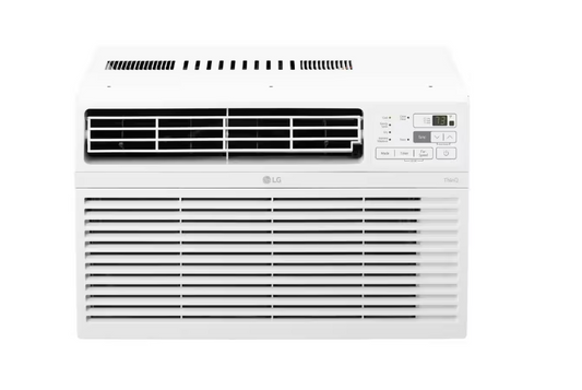 LG 12,000 BTU 115-Volt Window Air Conditioner Cools 550 Sq. Ft. with Remote, Dehumidifier and in Whit