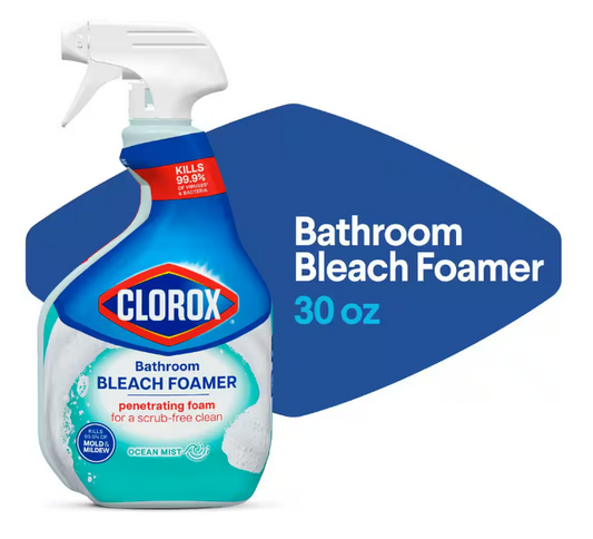 Clorox 30 oz. Bathroom Foamer with Bleach Spray