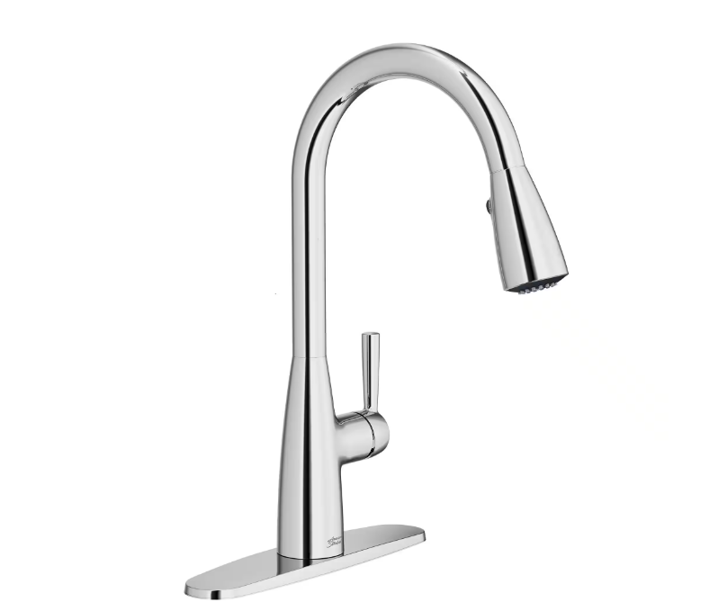 Fairbury 2S Single-Handle Pull-Down Sprayer Kitchen Faucet in Polished Chrome