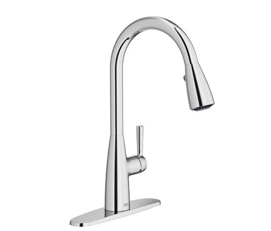 Fairbury 2S Single-Handle Pull-Down Sprayer Kitchen Faucet in Polished Chrome