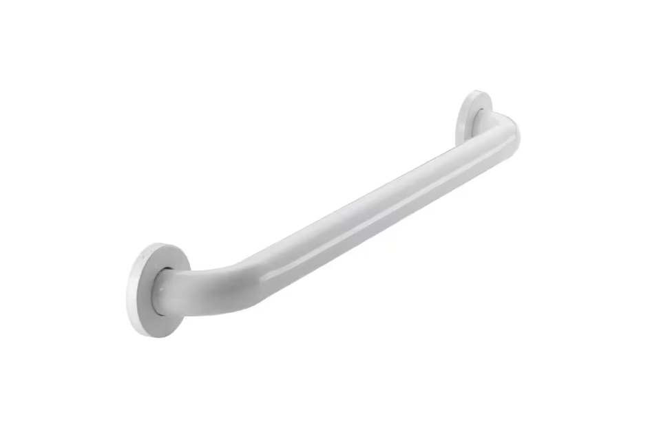 Glacier Bay 24 in. x 1-1/2 in. Concealed Screw ADA Compliant Grab Bar in White