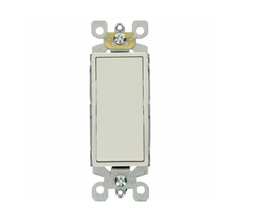 Leviton Decora 15 Amp 3-Way Specialty Light Switch, White (10-Pack)