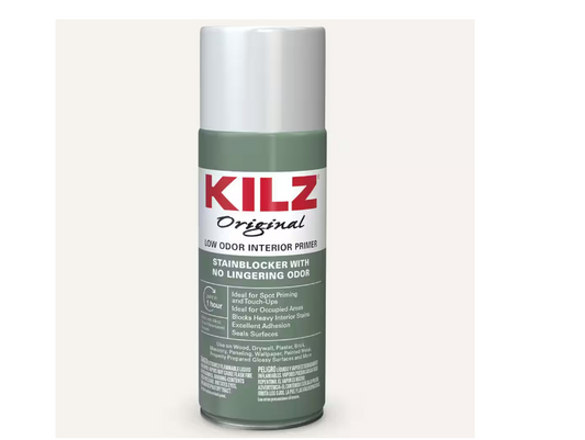 KILZ Original 13 oz. White Low-Odor Oil-Based Interior Primer Spray, Sealer, and Stain Blocker