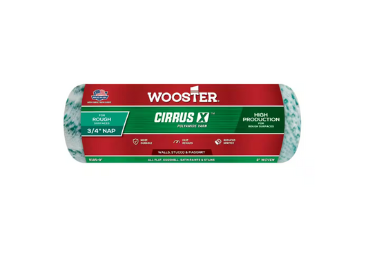 Wooster 9 in. x 3/4 in. Pro Cirrus X Shed-Resistant Knit High-Density Fabric Roller Cove