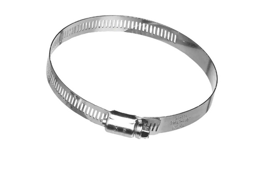 Everbilt 4 in. Galvanized Steel Worm Gear Clamp