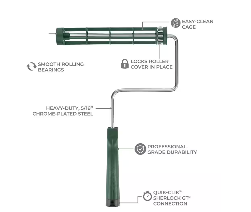 Wooster 9 in. Sherlock Roller Frame