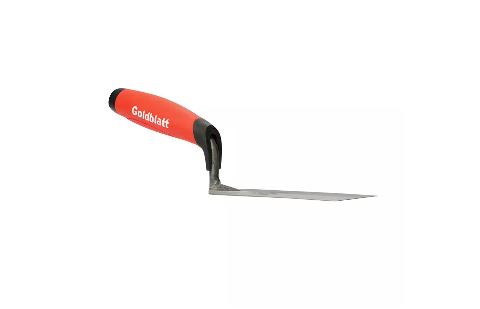 Goldblatt RED SINCE 1885 6 in. x 2 in. Pro Margin Trowel (1-Piece)