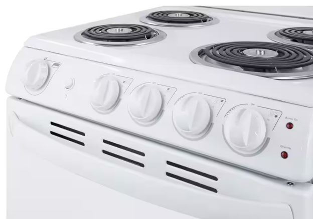Summit Appliance 20 in. 2.3 cu. ft. Electric Range in White