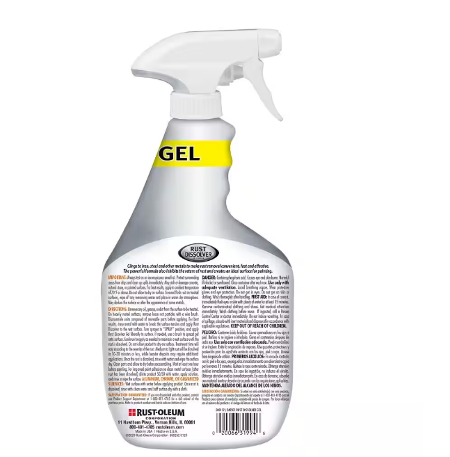 Rust-Oleum 32 oz. Rust Dissolver Spray Gel