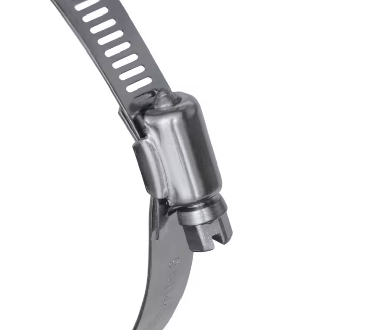 Everbilt 4 in. Galvanized Steel Worm Gear Clamp