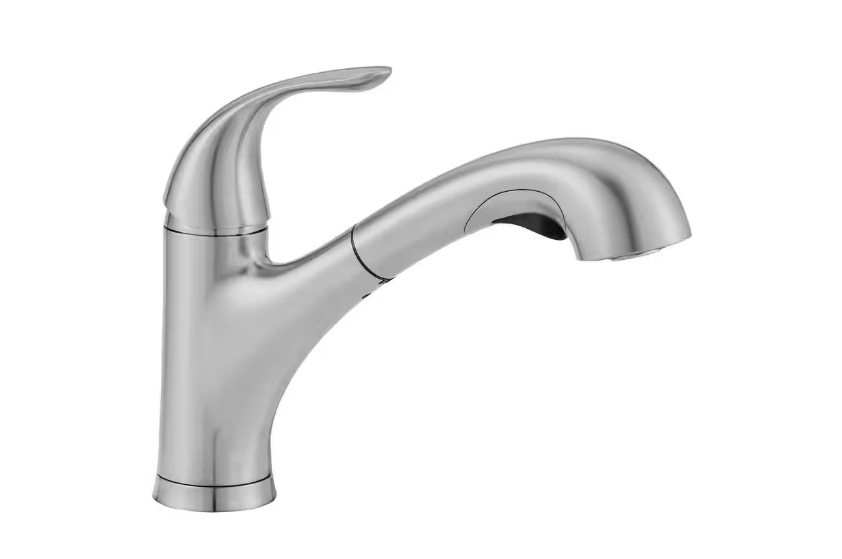 Glacier Bay Market Single-Handle Pull-Out Sprayer Kitchen Faucet in Stainless Steel