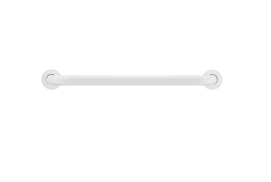 Glacier Bay 24 in. x 1-1/2 in. Concealed Screw ADA Compliant Grab Bar in White