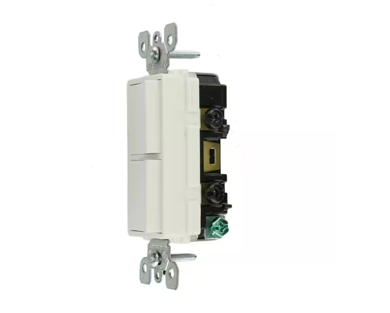Decora 15 Amp 3-Way AC Combination Switch, White 5641-WS