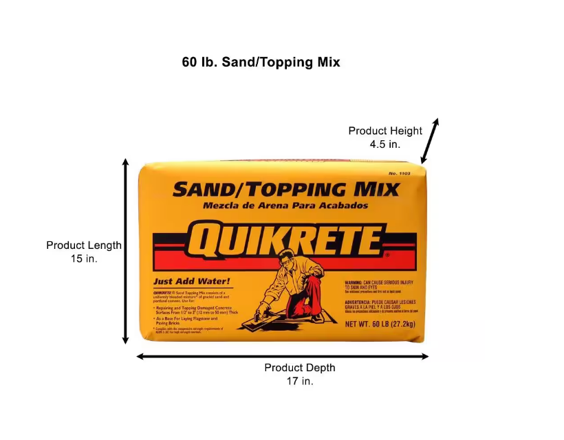 Quikrete 60 lb. Sand/Topping Mix