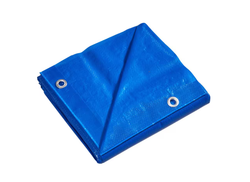 Everbilt 30 ft. x 50 ft. Blue Medium Duty Tarp